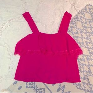 Nordstrom Hot Pink Flowy Top